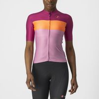 Castelli Aero Pro W fietsshirt korte mouw roze dames M