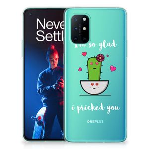 OnePlus 8T Telefoonhoesje met Naam Cactus Glad