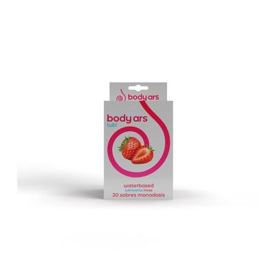 Glijmiddel op waterbasis Body Ars 4 ml Aardbei