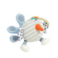 Dolce Toys baby speelgoed Primo knuffel Pauw Peter - 19 cm - kraamcadeau meisje / jongen - 0 jaar / 6 maanden - thumbnail