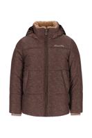 Like Flo winter winterjas meisjes - bruin - Aelin - kort, capuchon, panter