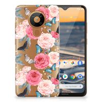 Nokia 5.3 TPU Case Butterfly Roses