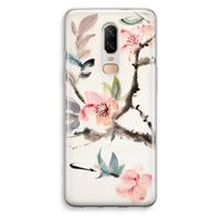 Japanse bloemen: OnePlus 6 Transparant Hoesje