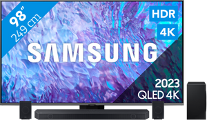 Samsung QLED 98Q80C (2023) + Soundbar