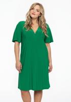 Yoek Jurk met V-hals | Groen | Maat 46/48