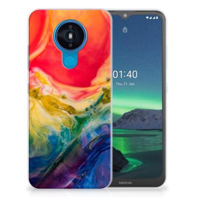 Smartphone hoesje Nokia 1.4 Watercolor Dark