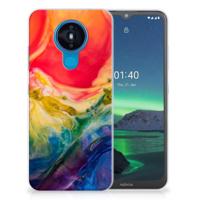 Smartphone hoesje Nokia 1.4 Watercolor Dark