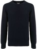 Emporio Armani pull en maille fine - Bleu