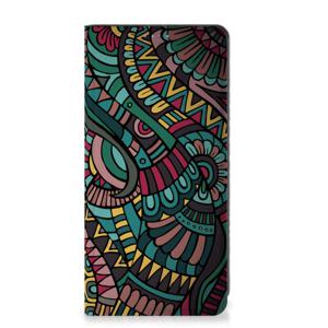 Samsung Galaxy A05 Hoesje met Magneet Aztec