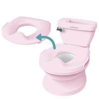 INGENUITY Mini WC per bambine con riduttore per WC per bambini incluso, scarico musicale