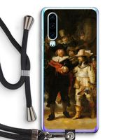 De Nachtwacht: Huawei P30 Transparant Hoesje met koord