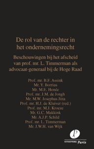 De rol van de rechter in het ondernemingsrecht (Paperback)