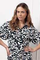 Studio Anneloes Barb Leafs Blouse 12778 Blouse 1469 Kit/dark Blue