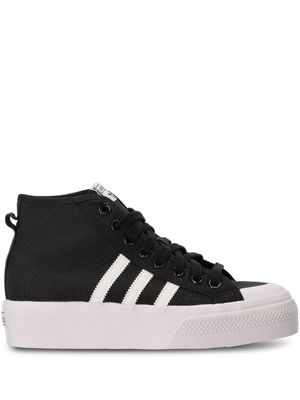 adidas baskets mi-montantes Nizza à plateforme - Noir