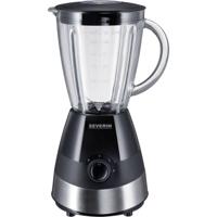 Severin SM 3718 Blender 550 W RVS (geborsteld), Zwart