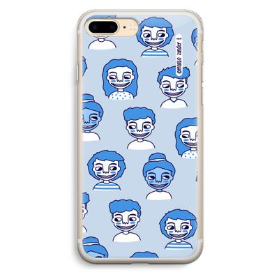 Gezichtjes: iPhone 7 Plus Transparant Hoesje
