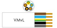 Kabel VMVL rond 5x0,75qmm zwart - 1227582 Kabel VMVL rond 5x0,75qmm zwart - 1227582