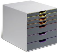 DURABLE schuifladenbox Varicolor 7 FÃ¤cher Etiketten mehrfbg