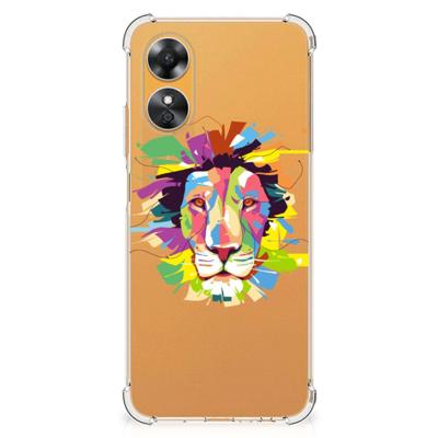 OPPO A17 Stevig | Bumper Hoesje | Lion Color OPPO A17 Stevig | Bumper Hoesje | Lion Color