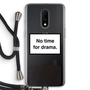 No drama: OnePlus 7 Transparant Hoesje met koord