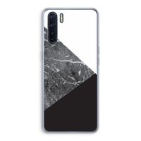 Combinatie marmer: Oppo A91 Transparant Hoesje