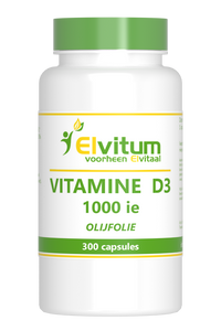 Elvitum Vitamine D3 1000 IE Capsules