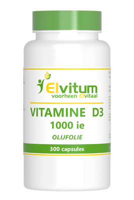 Elvitum Vitamine D3 1000 IE Capsules