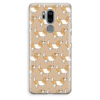 Doggy: LG G7 Thinq Transparant Hoesje Doggy: LG G7 Thinq Transparant Hoesje