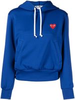 Comme Des Garçons Play hoodie à patch cœur - Bleu