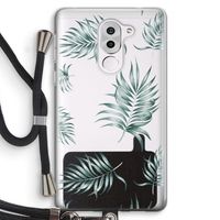 Simple leaves: Honor 6X Transparant Hoesje met koord Simple leaves: Honor 6X Transparant Hoesje met koord