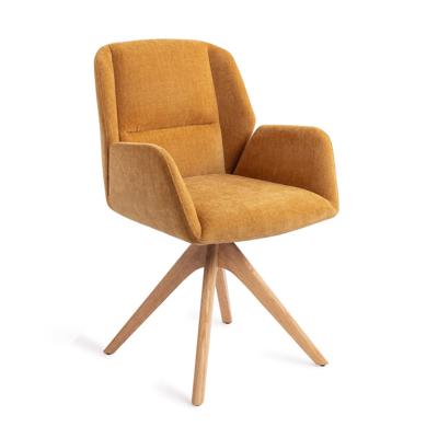 Jesper Home Eetkamerstoel 'Myoko' Revolve Oak Natural, kleur El Dorado