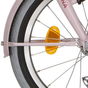 Alpina spatbordstang set 16 cargo pearl pink met matt