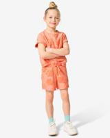 HEMA Kinder Sweatshort Badstof Fruit Perzik (perzik)