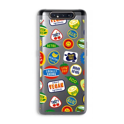 Fruitsticker: Samsung Galaxy A80 Transparant Hoesje