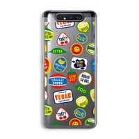 Fruitsticker: Samsung Galaxy A80 Transparant Hoesje Fruitsticker: Samsung Galaxy A80 Transparant Hoesje