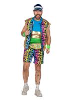 Party Outfit Regenboog Panter Heren