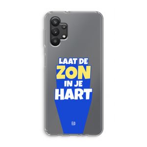 Laat de zon in je hart: Samsung Galaxy A32 5G Transparant Hoesje