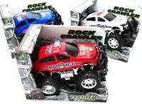 Jonotoys Rock crawler politie auto in 3 verschillende kleuren. Jonotoys Rock crawler politie auto in 3 verschillende kleuren.