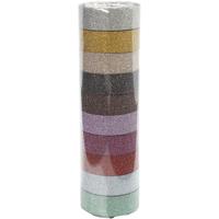 Creativ Company Glitter tape kleur,10st.