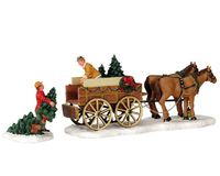 Christmas tree wagon - LEMAX - thumbnail