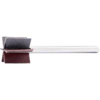 PFERD TOOLS 44403253 PAARD korund vakslijper F Ø 20x20mm schacht-Ø 6 mm lengte 60 mm lamellen 6x2 lamellen A150 voor fijnschuren en finish Diameter 20 mm 10