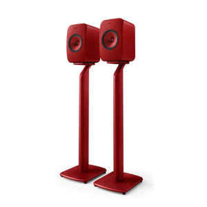 KEF Combi Deal S1 Stand + LSX II Wireless Stereo Speakers - Rood