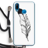 Pluim: Huawei P20 Lite Transparant Hoesje met koord