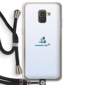 MSN: Samsung Galaxy A8 (2018) Transparant Hoesje met koord