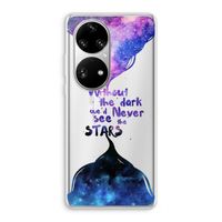 Stars quote: Huawei P50 Pro Transparant Hoesje