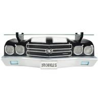 1970 Chevrolet Chevelle SS Autoneus Als Muurplank Zwart/Wit