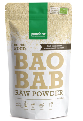 Purasana Poeder Superfoods Super Food Baobab Raw Powder 200gr