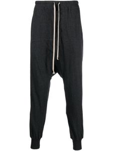 Rick Owens DRKSHDW pantalon de jogging sarouel à lien de resserrage - Gris