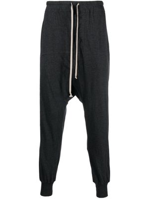 Rick Owens DRKSHDW pantalon de jogging sarouel à lien de resserrage - Gris