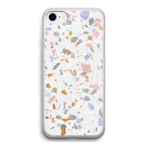 Terrazzo N°8: iPhone SE 2020 Transparant Hoesje